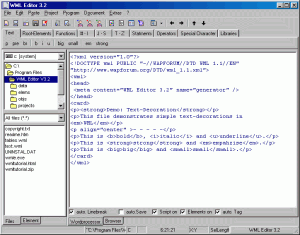 WML Editor