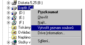 Integrace do kontextov�ho menu: Jednotka