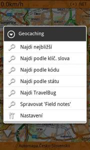 Android aplikace - geocaching
