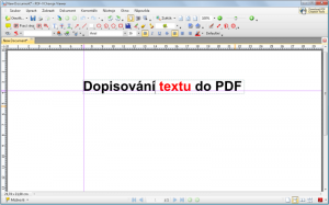 Psan� textu v PDF dokumentech