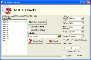 MP3 CD Extractor