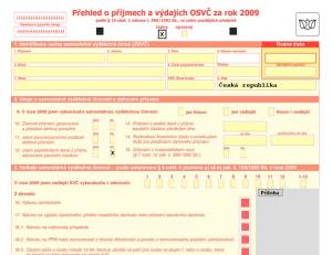 P�ehled o p��jmech a v�daj�ch OSV� pro XML filler