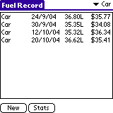 Fuel Record