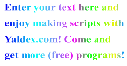 Yaldex RainbowHTML