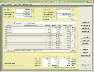 Fakturace WalSoft GOLD