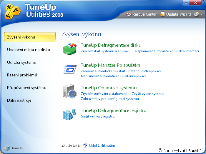 �esk� lokalizace TuneUp Utilities