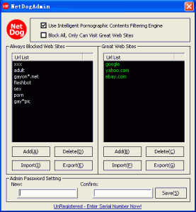 NetDog Porn Filter