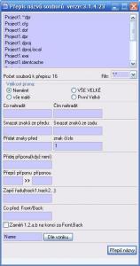 P�epis n�zv� soubor�