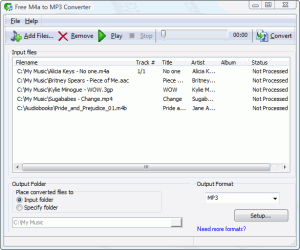 Free M4a to MP3 Converter