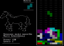 Tetris zobrazenie hry