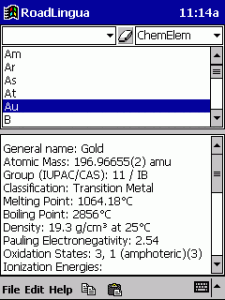 AW Chemical Elements Dictionary