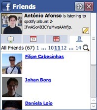 Facebook widget