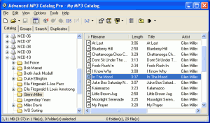 Advanced MP3 Catalog