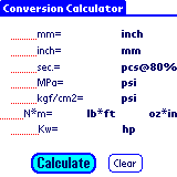 Conversion