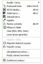 PSPad - menu