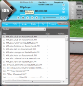 BSplayer: playlist rádia BSplayer