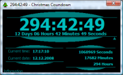 Christmas Countdown - odpočítávání času Christmas Countdown