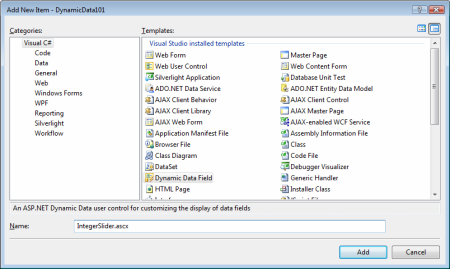 Přidání dynamic data field