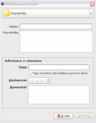 Detaily z�znamu