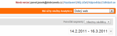 Odkaz na novou verzi GA 