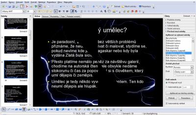 P�echodov� efekty