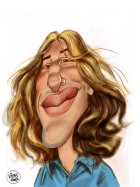 Michal �ern� - karikatura