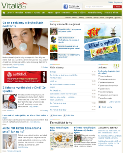 Vitalia.cz - screenshot