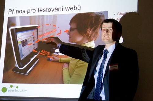 Pavel Fáček (EyeTracker) na 3. klubovém večeru WebTop100