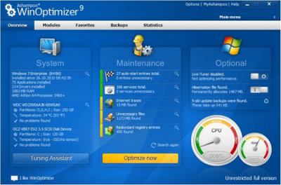 Ashampoo WinOptimizer