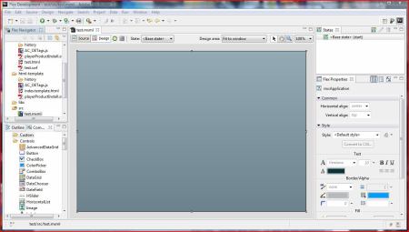 Náhled na Adobe Flex Builder