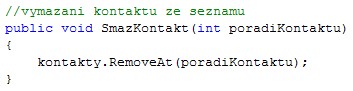 Smaz kontakt