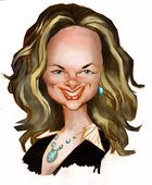 Barbora Zychov� - karikatura