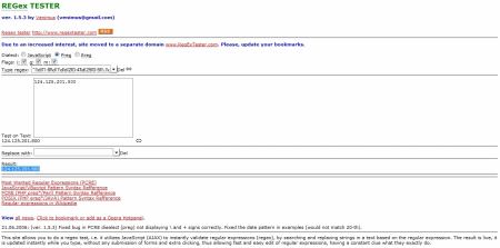 REGex TESTER