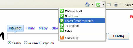 Webslices na Seznamu