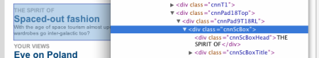 Proklikávání HTML stromem
