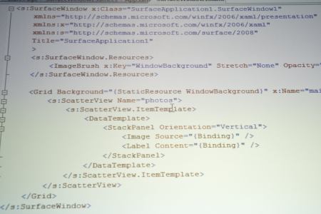 Zdrojový kód v XAML