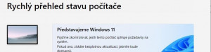 Kontrola počítače pro instalaci Windows 11