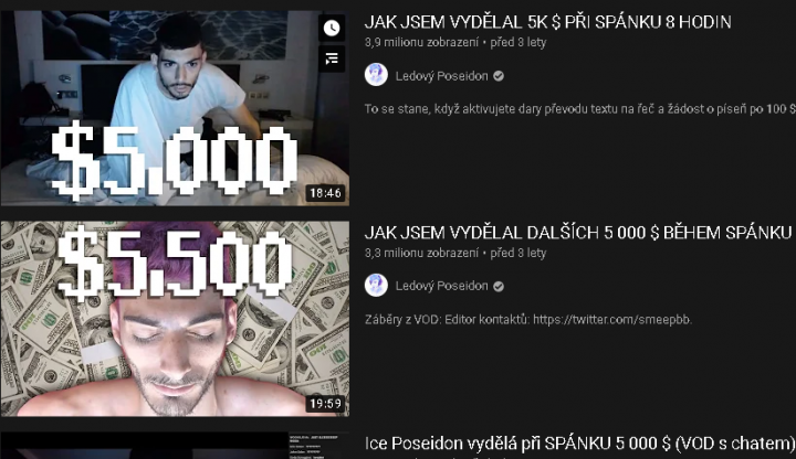 Streamer vydělává 5000$ ve spánku