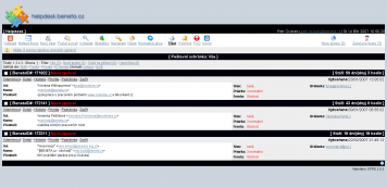 Printscreen helpdesku