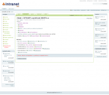 Printscreen intranetu