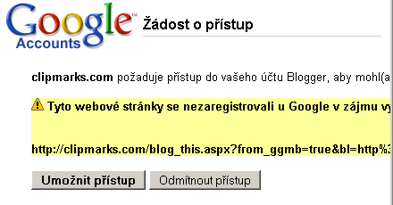 Google Account s hrubkou