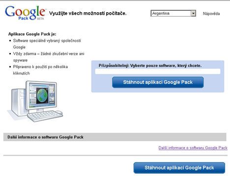 Google Pack CZ