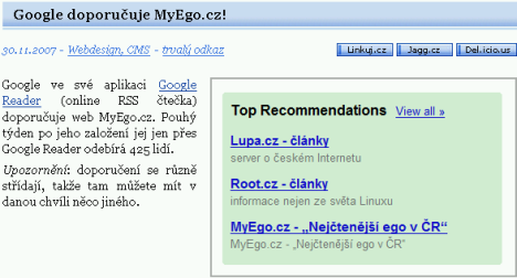 Google a MyEgo