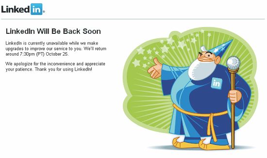 Be Back Soon (LinkedIn)