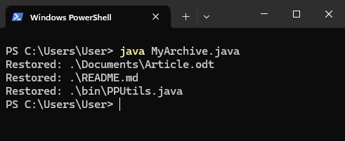 MyArchive.java