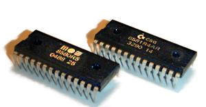 Zvukový čip SID proslavený v počítačích Commodore 64. Jeho
typický zvuk pamětníci dokáží rozeznat snad kdykoli. (zdroj: Wikipedia.com)