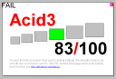 Acid3 test - Opera 9.5