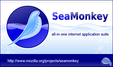 Splashscreen aplikace Seamonkey.