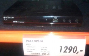 DVB-T2 set-top-box je již možné zakoupit v běžném obchodě, za přijatelnou cenu.