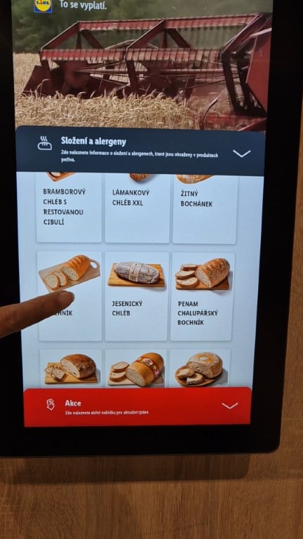 Lidl složení nebaleného pečiva